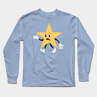 Retro Starboy Angry Face Long Sleeve T-Shirt